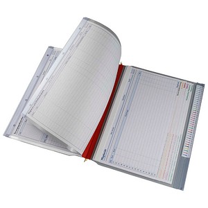 4052301034976 - Planettentaschen Kunststoff rot DIN A4 3x Klemmleiste 10 St