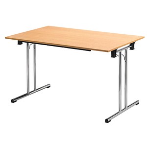 3700245507902 - Klapptisch ohne TPCH147H 74cm (H) 140x70cm (BxT) rechteckig buche   chrom 3700245507902 SODEMATUB
