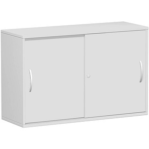 4038933487090 - Schiebetürenschrank Flex S-312253-LL lichtgrau 1 Fachboden 1200 x 425 x 798 cm