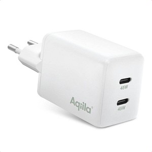 8716778931904 - Chargebird W2 GaN-Ladeadapter weiß 45 Watt 8716778931904 Aqiila