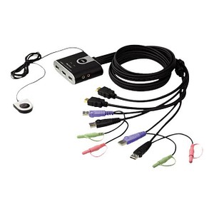 ATEN CS692 - 2-Port USB HDMI KVM Switch mit Audio