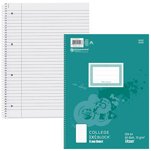 9002244132173 - Collegeblock 04433010 Muster Lineatur 21 liniert mit Rand innen A4 70g grau 80 Blatt 9002244132173 Ursus 9002244132173 - Collegeblock 04433010 Muster Lineatur 21 liniert mit Rand innen A4 70g grau 80 Blatt 9002244132173 Ursus