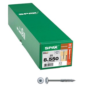 4003530257261 - Holzbauschrauben T40 Tellerkopf WIROX 0251010805505 8 mm x 550 mm 4003530257261 25 Stück
