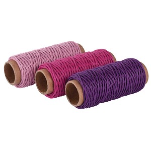 Rayher Hanf Kordel - Pink - 1,0 mm