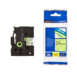 Beschriftungsband TZe-C51 TZEC51, 24 mm schwarz auf gelb