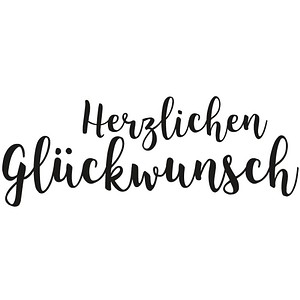 Motivstempel Herzlichen Glückwunsch
