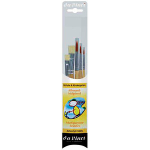 Davinci Pinsel-Set Allround GH4211 5-teilig 2x flach & 3x rund Größen 1, 6, 14, 6 & 8 4017505980528 Davinci 5 Stück