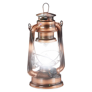 4052025940713 - Relaxdays - Sturmlaterne led retro Sturmlampe als Fensterdeko oder elektrische Gartenlaterne batteriebetrieben kupfer