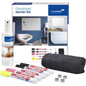 Legamaster Glas-Magnettafel Zubehör-Set Starter kit 11 Teile