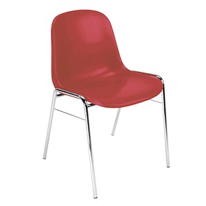 5900978096904 - Besucherstuhl Beta rot chrom ohne Armlehnen 4-Fuß-Gestell 5900978096904 4 Stück 5900978096904 - Besucherstuhl Beta rot chrom ohne Armlehnen 4-Fuß-Gestell 5900978096904 4 Stück