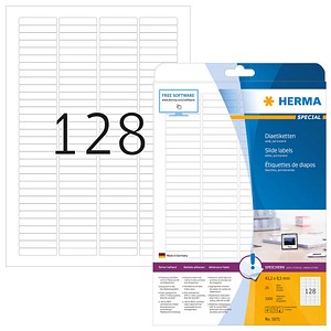 3.200 HERMA Dia-Etiketten 5071 weiß