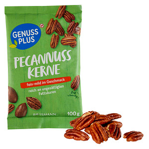 GENUSS PLUS PECANNUSSKERNE Kerne 100,0 g