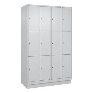 4066681685192 - Schließfachschrank Classic PLUS lichtgrau 080020-403 S10009 12 Schließfächer 1200 x 500 x 1950 cm 4066681685192 C+P-Möbel 4066681685192 - Schließfachschrank Classic PLUS lichtgrau 080020-403 S10009 12 Schließfächer 1200 x 500 x 1950 cm 4066681685192 C+P-Möbel