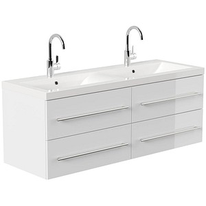 4251982679210 - POSSEIK Waschbecken mit Unterschrank AURELION XL weiß glanz 1432 x 505 x 566 cm