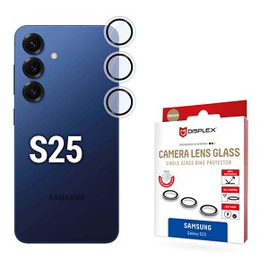 DISPLEX® Camera Lens Glass Kamera-Schutzgläser für Samsung Galaxy S25