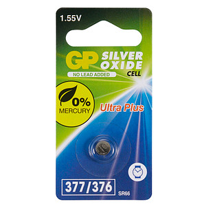 GP Knopfzelle SR626W Silberoxid 1,55 V, 1 St.