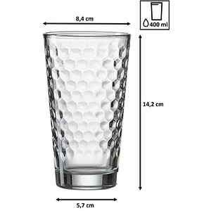4006344319323 - Longdrinkglas Favo 400ml transparent  Longdrinkglas Longdrinkglas 4006344319323 RITZENHOFF&BREKER 6 Stück