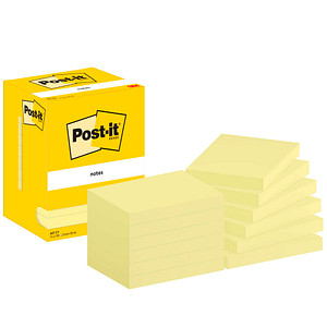 Post-it® Haftnotizen 657 gelb 12 Blöcke