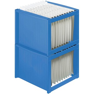 4012086003628 - helit Hängeregistraturkörbe Haengeregistraturgestell blau DIN A4 360 x 380 x 272 cm