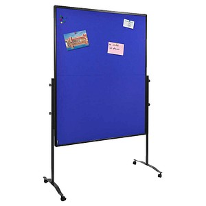 Legamaster Moderationswand PREMIUM PLUS, Filz, 120 x 150 cm, marineblau 8713797091176 Legamaster
