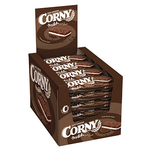 Schwartau Corny Milch Dark & White 24 Riegel 40g - Image 3
