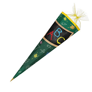 4015594851392 - Schultüte Schulanfang ABC grün 4015594851392 NESTLER