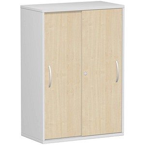 4038933486918 - Schiebetürenschrank Flex S-383502-AL lichtgrau ahorn 2 Fachböden 800 x 425 x 1182 cm 4038933486918 - Schiebetürenschrank Flex S-383502-AL lichtgrau ahorn 2 Fachböden 800 x 425 x 1182 cm
