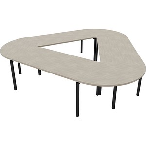8058265539775 - Konferenztisch Idea+ CAR1605 CL R 74cm (H) 320cmx298cm (BxT) Trapezform beton dunkelgrau 8058265539775 Quadrifoglio 8058265539775 - Konferenztisch Idea+ CAR1605 CL R 74cm (H) 320cmx298cm (BxT) Trapezform beton dunkelgrau 8058265539775 Quadrifoglio