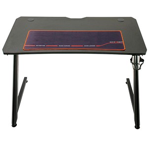 BASIC Gaming Schreibtisch schwarz rechteckig
