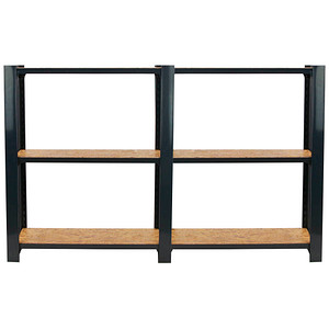 Simonrack Schwerlast-Weitspannregal OFFICLICK 3 8425437127755 anthrazit, braun 160,0 x 30,0 x 100,0 cm