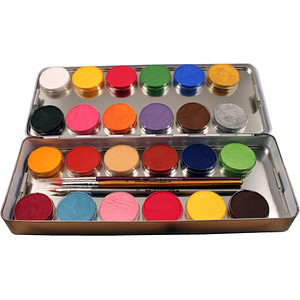 4028362224007 - Metall Palette Kinderschmink-Set farbsortiert 4028362224007 
