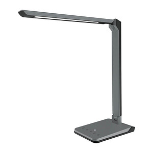 7612176093835 - Hansa-by-styro Lumina LED-Tischleuchte dimmbar zuschaltbarer Lichtsensor 3 Farbtemperaturen Metallic