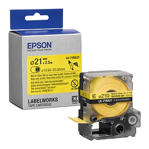 Schrumpfschlauch LK LK-7YBA21 C53S657904, 21 mm schwarz auf gelb