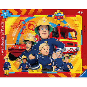 Ravensburger Feuerwehrmann Sam Der Feuerwehrmann Puzzle, 33 Teile