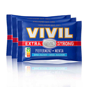 VIVIL® Extra Strong Pfefferminz Bonbons 75,0 g