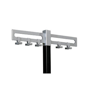 4044917417984 - Kleiderhaken Montana 6557 Metall mit 5 x 2 Haken silber 4044917417984 39655714 5 Stück 4044917417984 - Kleiderhaken Montana 6557 Metall mit 5 x 2 Haken silber 4044917417984 39655714 5 Stück