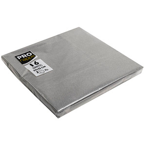 3281510743916 - Servietten silber 2-lagig 165 x 165 cm 3281510743916 16 Stück