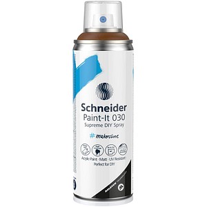 Schneider Paint-It 030 Supreme DIY Acrylspray Sprühfarbe brown matt, 1 St.