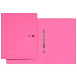 VON LEITZ Schnellhefter Karton fuchsia DIN A4, 1 St.