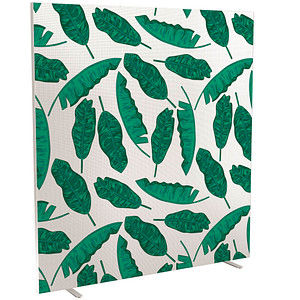 PAPERFLOW Trennwand easyScreen Tropical, 60643 bunt 160,0 x 173,4 cm, 1 St.