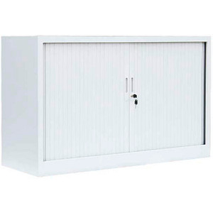 4061815525009 - Schiebetürenschrank 555127 signalweiß 1 Fachboden 1200 x 457 x 750 cm 4061815525009 LÜLLMANN