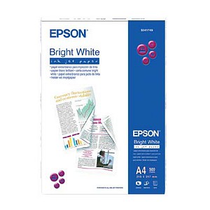 EPSON Inkjetpapier Bright White InkJet Paper DIN A4 90 g/qm 500 Blatt EPSON Inkjetpapier Bright White InkJet Paper DIN A4 90 g/qm 500 Blatt
