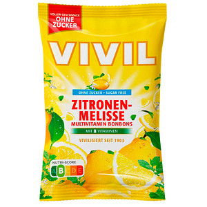 VIVIL® Zitronenmelisse ohne Zucker Bonbons 120,0 g