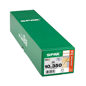 SPAX® Holzbauschrauben T50 Senkkopf WIROX 350mm  x 10 mm, 50 St.