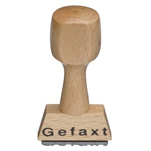 4044589132529 -  Textstempel L251 mit Text Gefaxt Holz braun 4044589132529 Head
