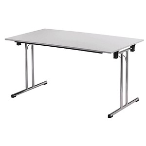 3700245507896 - Klapptisch ohne TPCH167G 74cm (H) 160x70cm (BxT) rechteckig grau   chrom 3700245507896 SODEMATUB