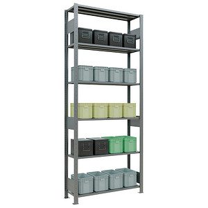 4004514279552 - Schwerlastregal MULTIplus 150 12731-LR silber 1000 x 300 x 2500 cm 4004514279552 SCHULTE
