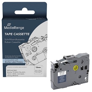 4260664874164 - Schriftband ersetzt brother TZe-S231 MRBTZS231 12 mm schwarz auf weiß 1 St