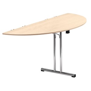 3700245508220 - Anbautisch TPCHDR140E klappbar ahorn halbrund 140x70 cm (BxT) 3700245508220 SODEMATUB