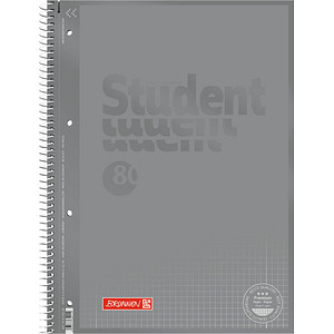 4061947008654 - Collegeblock 10-67928192 Student Lineatur 28 kariert mit Rand innen außen A4 90g grau 80 Blatt 4061947008654 5 Block 4061947008654 - Collegeblock 10-67928192 Student Lineatur 28 kariert mit Rand innen außen A4 90g grau 80 Blatt 4061947008654 5 Block